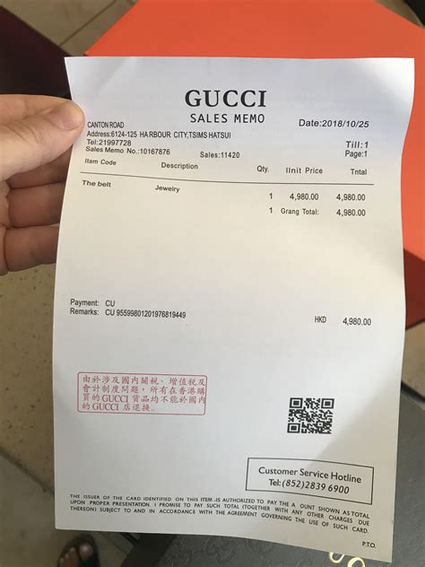 gucci receipt hong kong|Gucci hong kong headquarters.